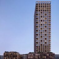 The world's tallest timber building features in today's Dezeen Agenda newsletter