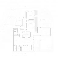 Ground floor plan for The Lodge by Simon Gill Architects