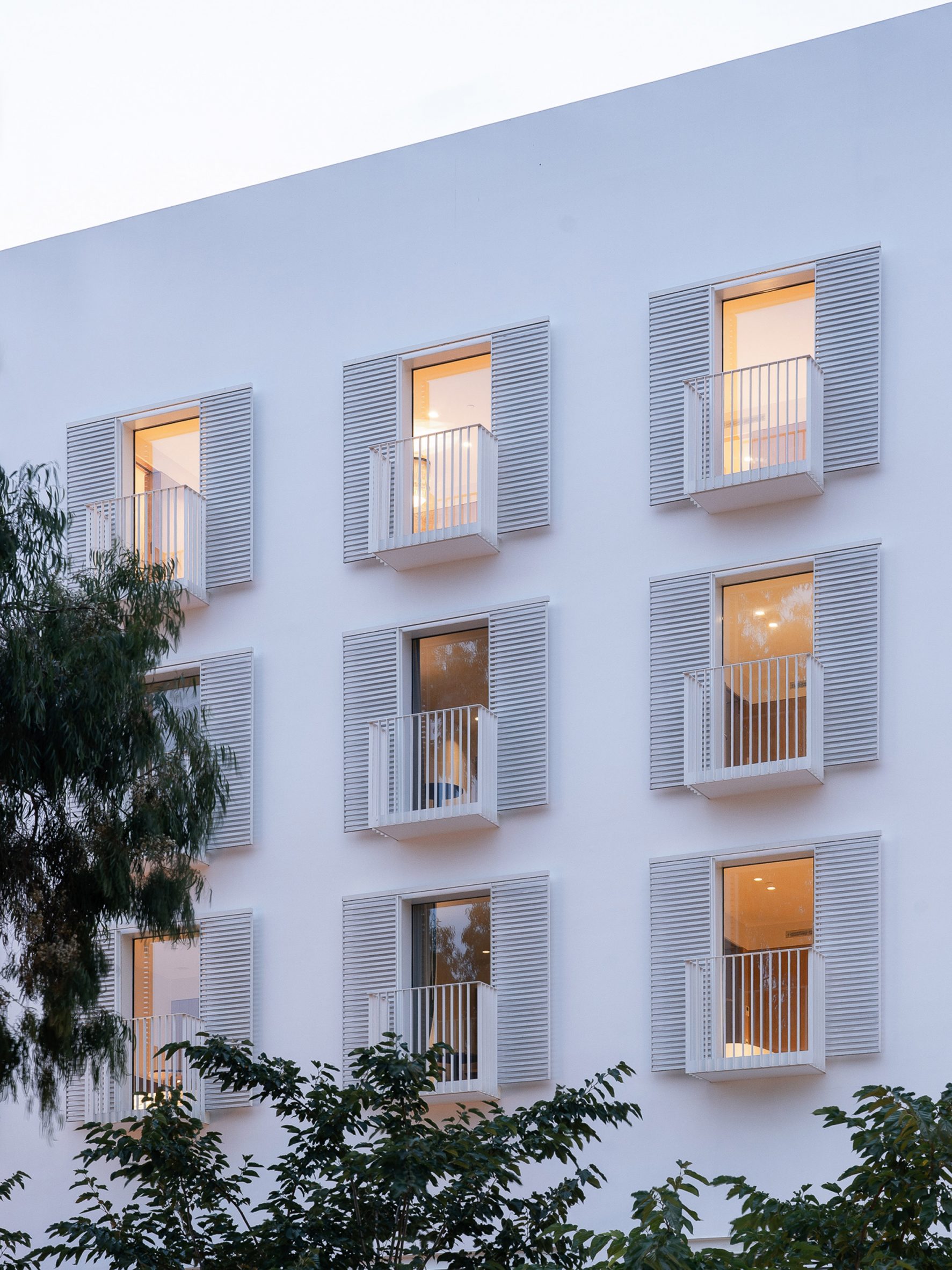 Image of The Standard Ibiza's windows balconies and shutters