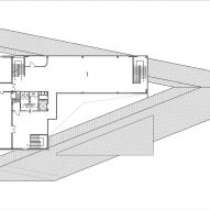 First floor plan of Service Center of the Desert Galaxy Camp