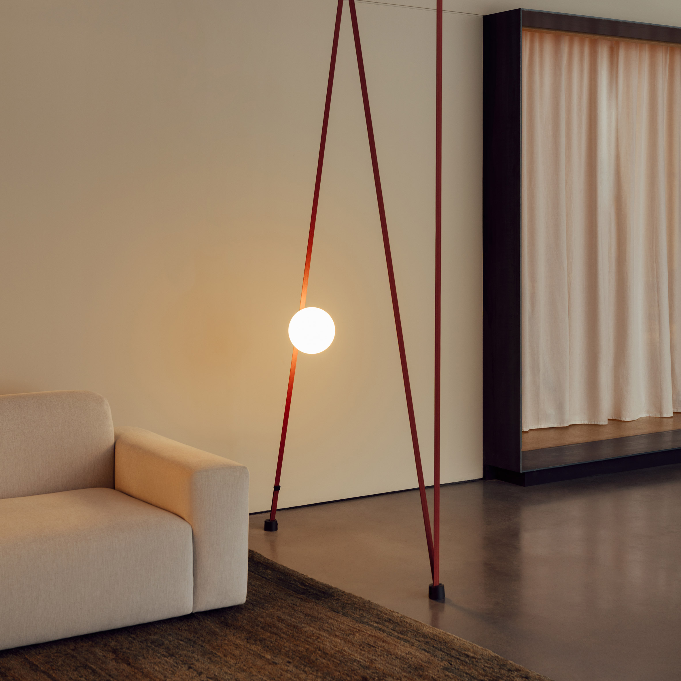Rekwisieten woonadres speling Vibia introduces a lighting system made from a conductive textile ribbon