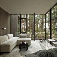 Ten living rooms that use floor-to-ceiling glazing to bring the outdoors in