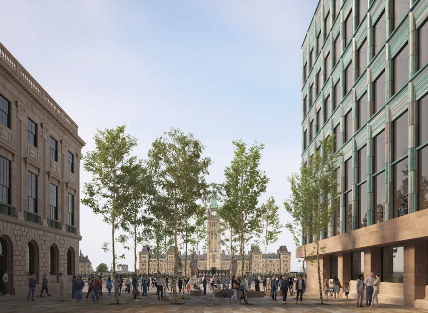 Trees in Chipperfield parliament redesign