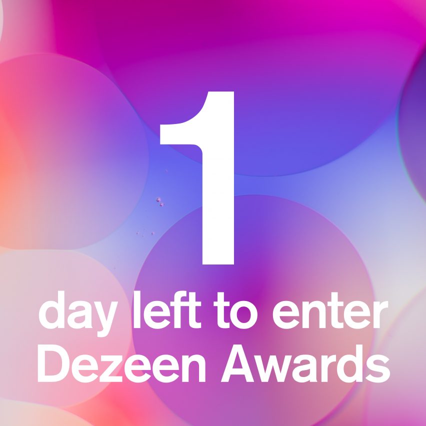 Dezeen Awards 2022 one day left to enter