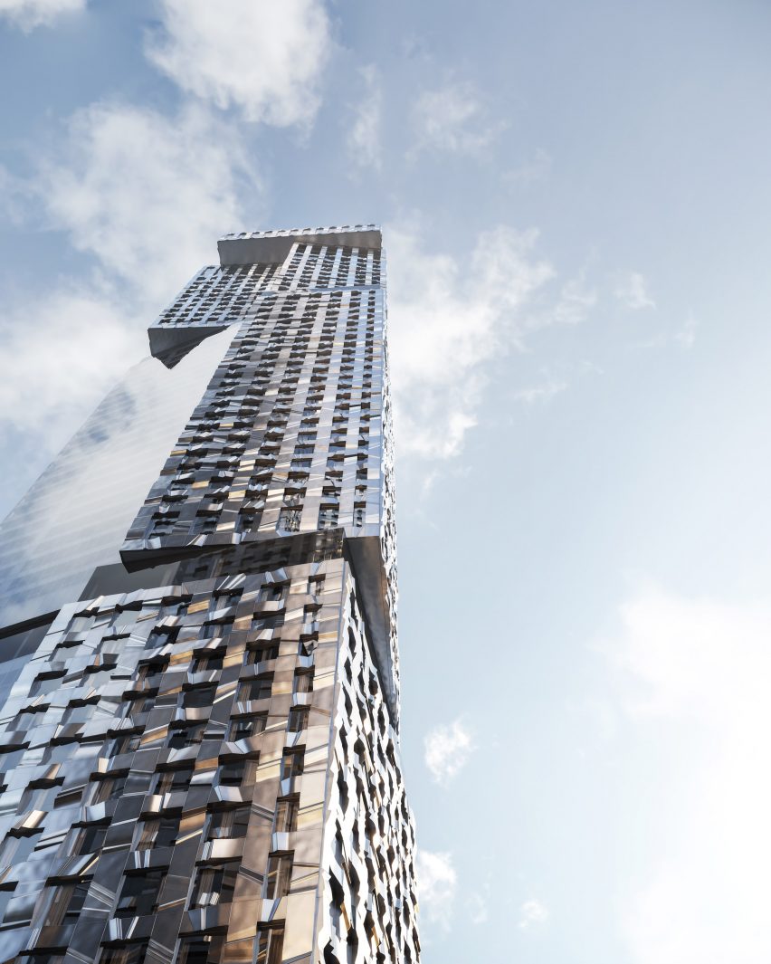 Frank Gehry reveals new images of the tallest residential skyscrapers ever