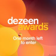 One month left to enter Dezeen Awards 2022