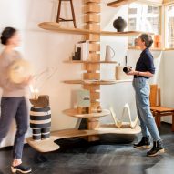 Brooklyn-based Piscina's sculptural furniture wins top award at ICFF