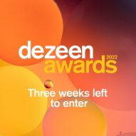 There are only three weeks left to enter Dezeen Awards 2022!