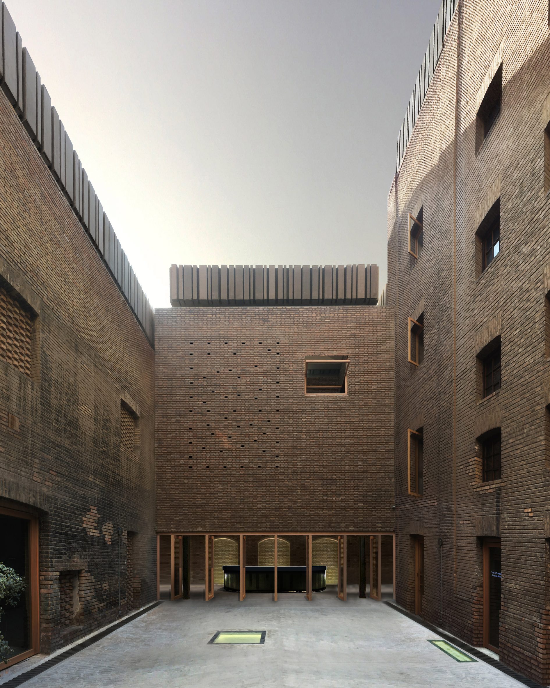 Courtyard of art museum in Tehran by ASA North