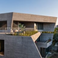 Beton Brut is a concrete home that was designed by The Grid Architects