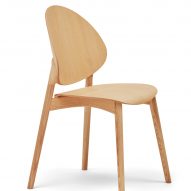 Fleuron chair plain wood