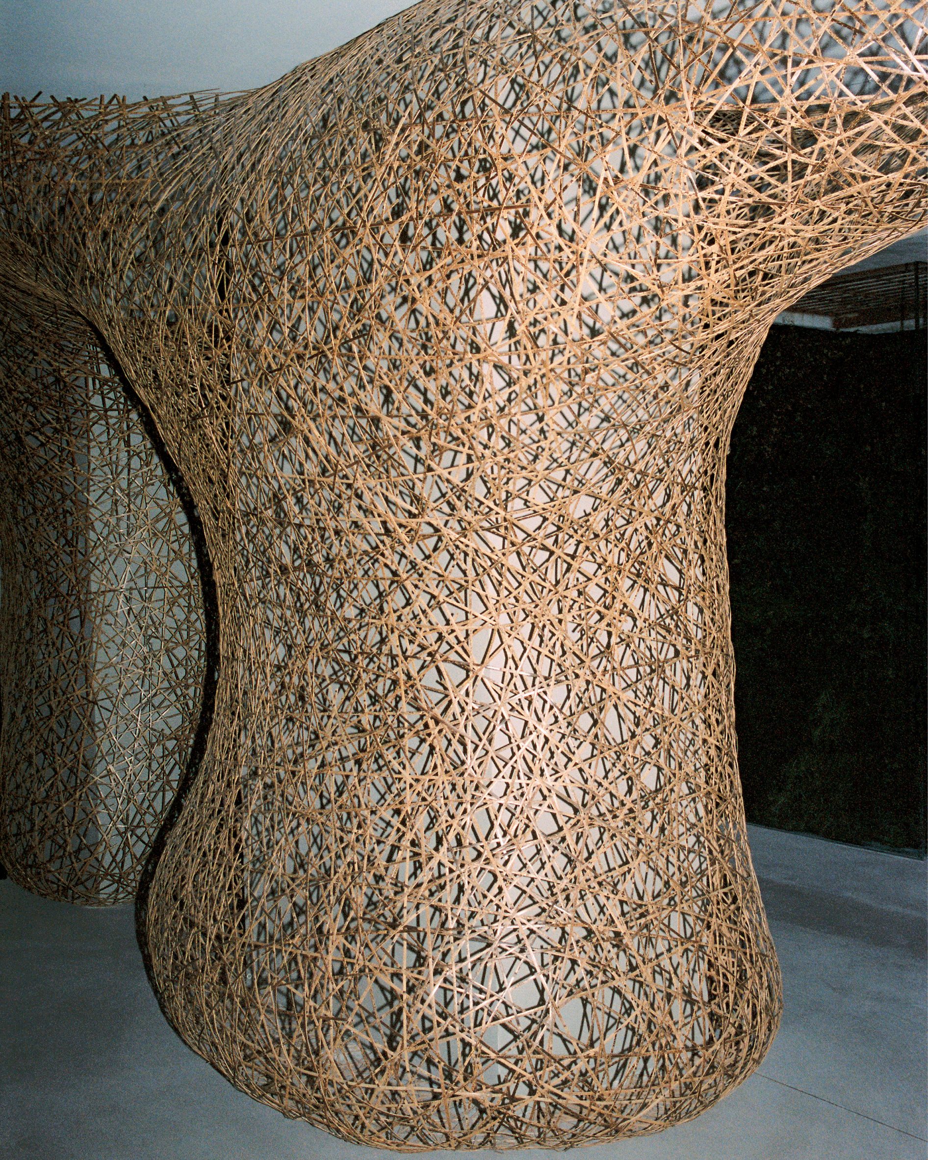 Image of Tanabe Chikuunsai IV's bamboo installation