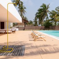 Coral Pavilion is a beach house in Lagos that was designed by cmDesign Atelier