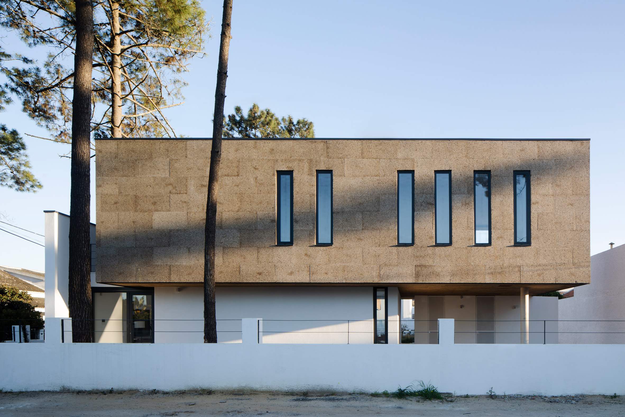 Portuguese house with cork cladding 