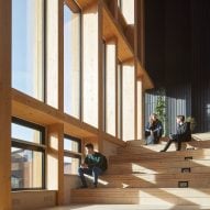 Interior of Creative Centre at York St John University by Tate+Co