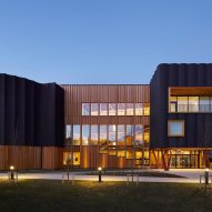 Front facade of Creative Centre at York St John University by Tate+Co