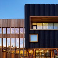 Front facade of Creative Centre at York St John University by Tate+Co
