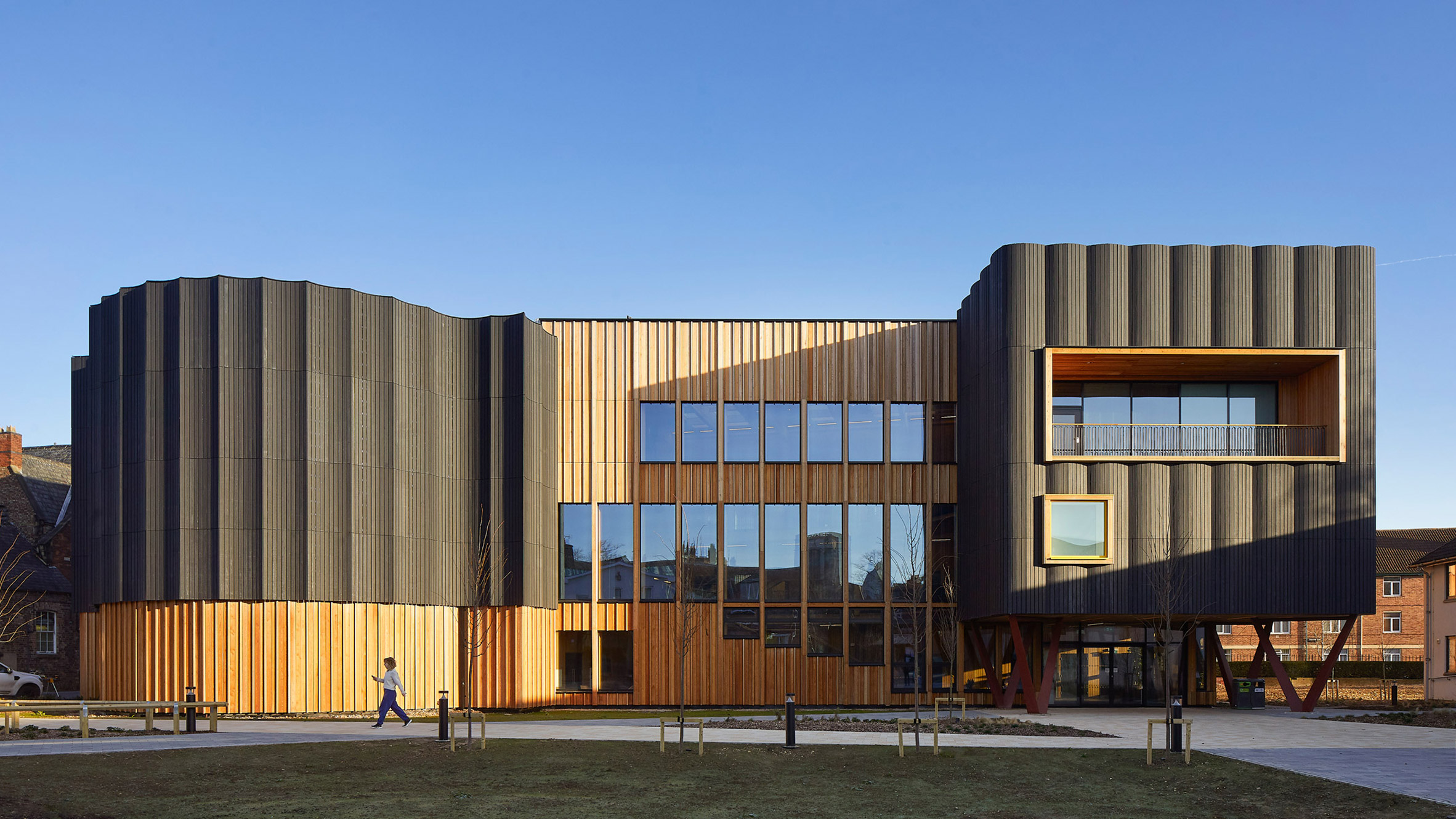 Front facade of Creative Centre at York St John University