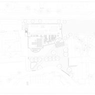 Site plan of the Creative Centre at York St John University by Tate+Co