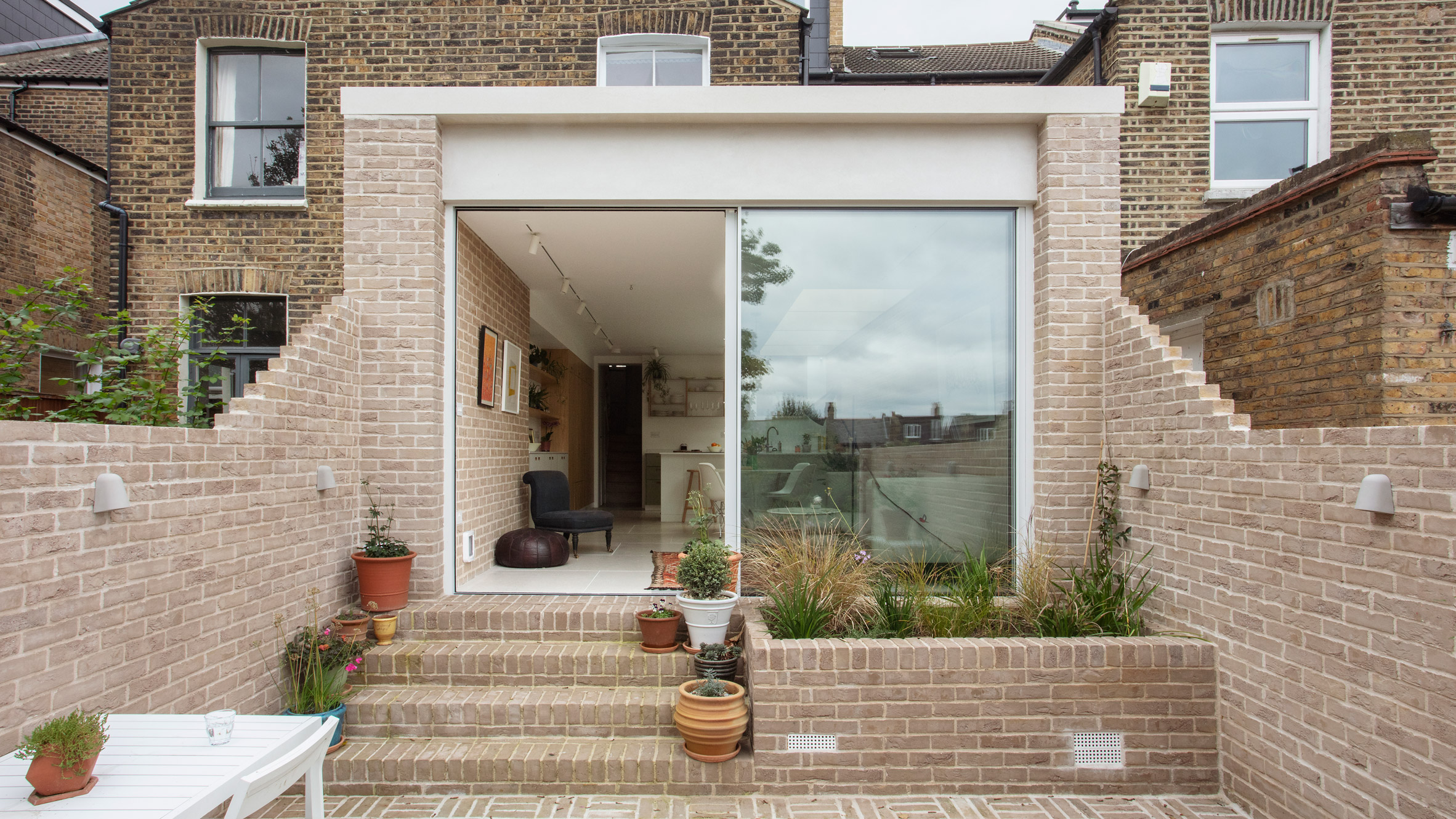 London Extension and Gallery is a residential extension in South London by Delve Architects