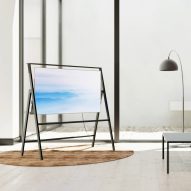 Hyeona Kim and WooSeok Lee design portable OLED display in the form of an artist's easel