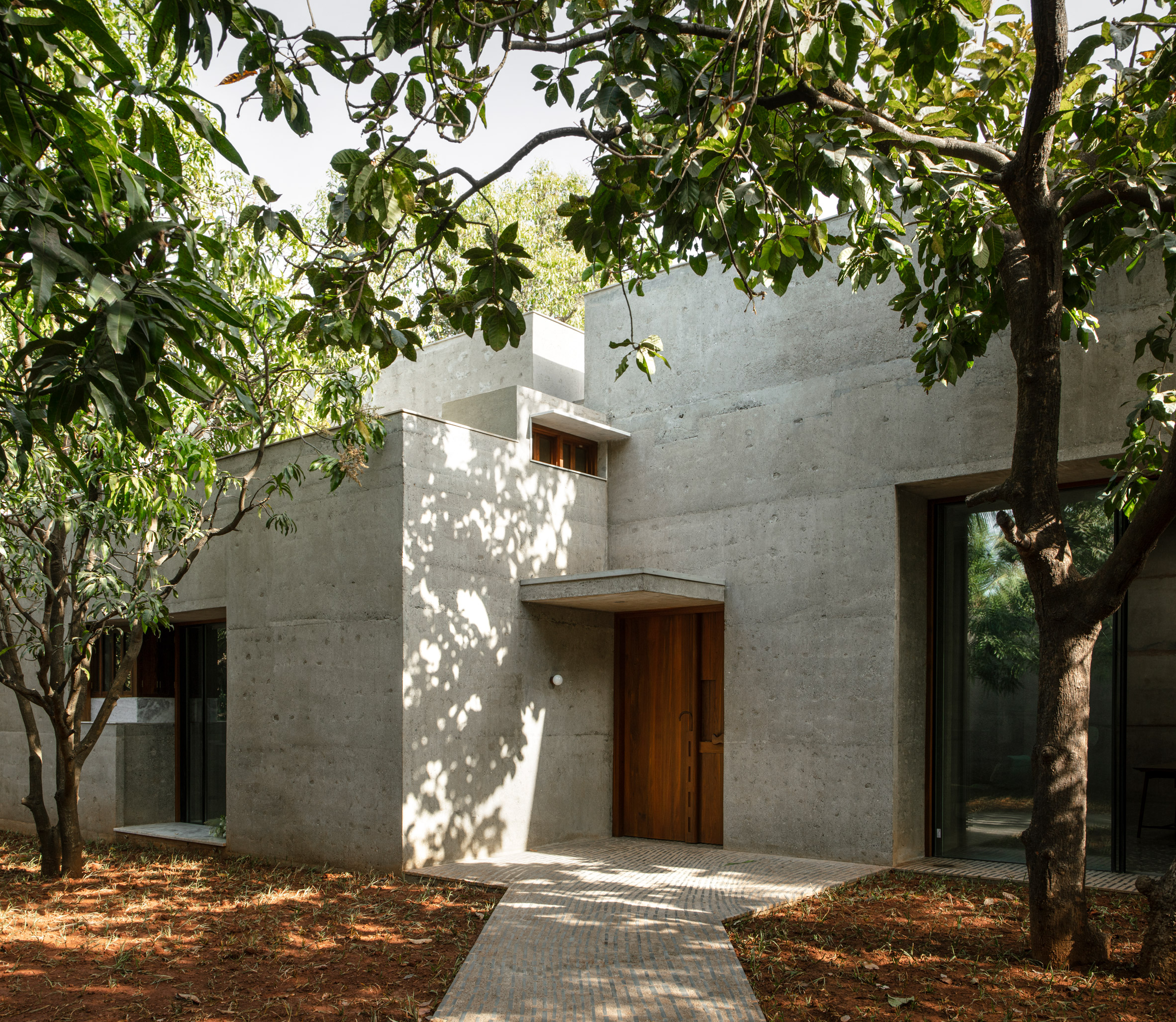 Concrete house in India