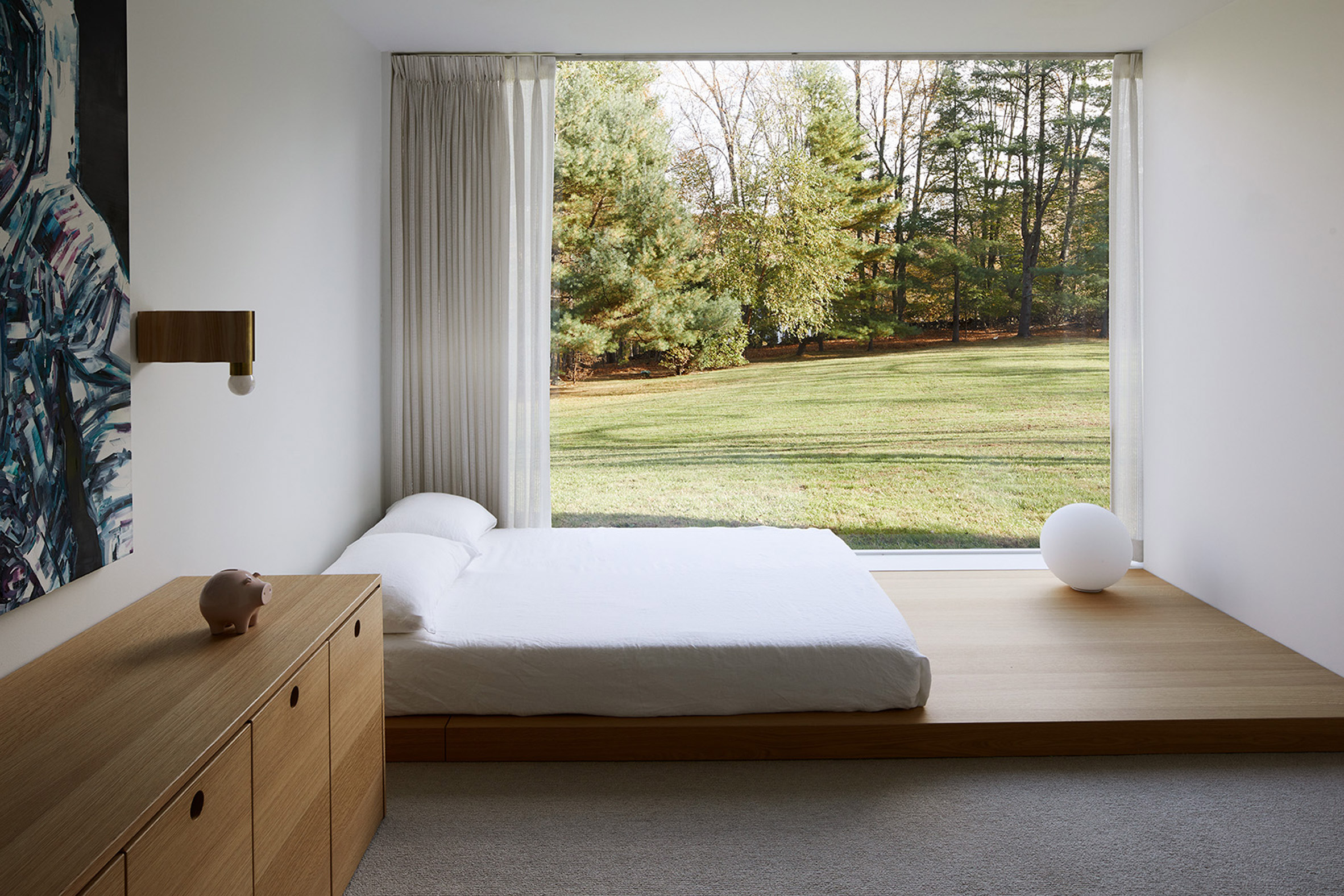 Bedroom by Magdalena Keck at Hudson Valley Glass House