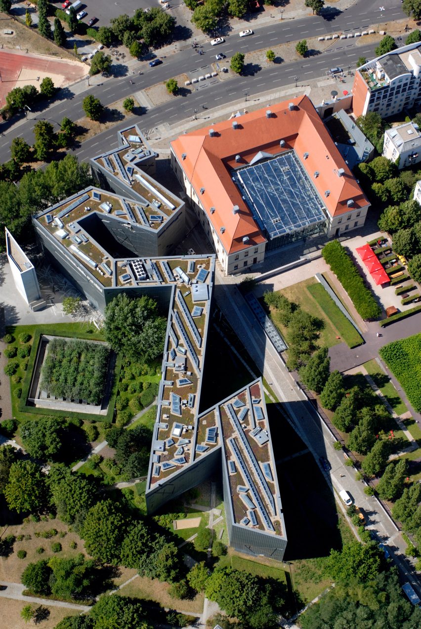 Aerial view of Jewish Museum Berlin