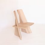 Wooden chair featured at Milan Design Week