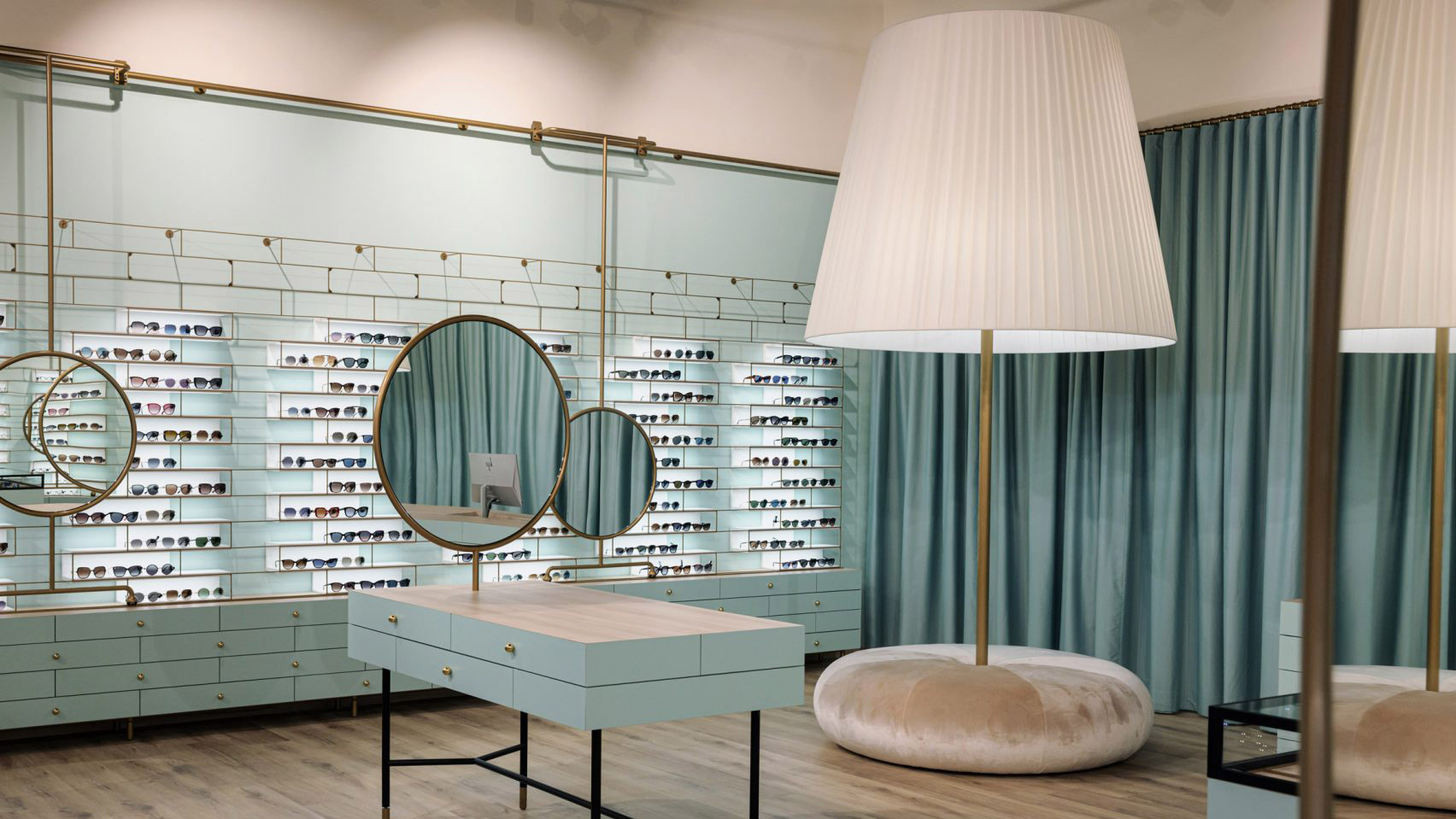 Nika Zupanc brings Alice in Wonderland aesthetic to Morela eyewear shop