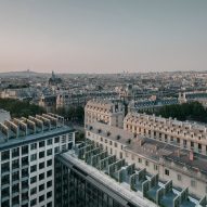 View of Paris from Mixité Capitale by David Chipperfield Architects