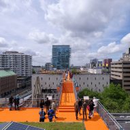 Rotterdam Rooftop Walk is a walkable rooftop installation that was designed by MVRDV