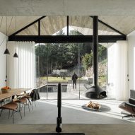 Living room of Casa NaMora by Filipe Pina and David Bilo