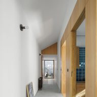 Hallway in Casa NaMora by Filipe Pina and David Bilo
