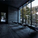 Interior of a Peter Zumthor project featuring the architect's chair designs