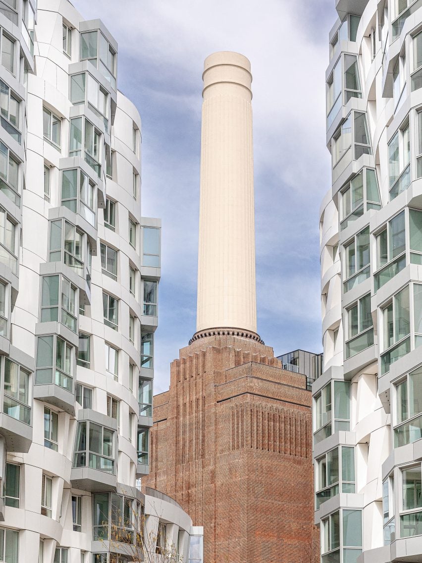 View of Battersea Power Station from Prospect Place