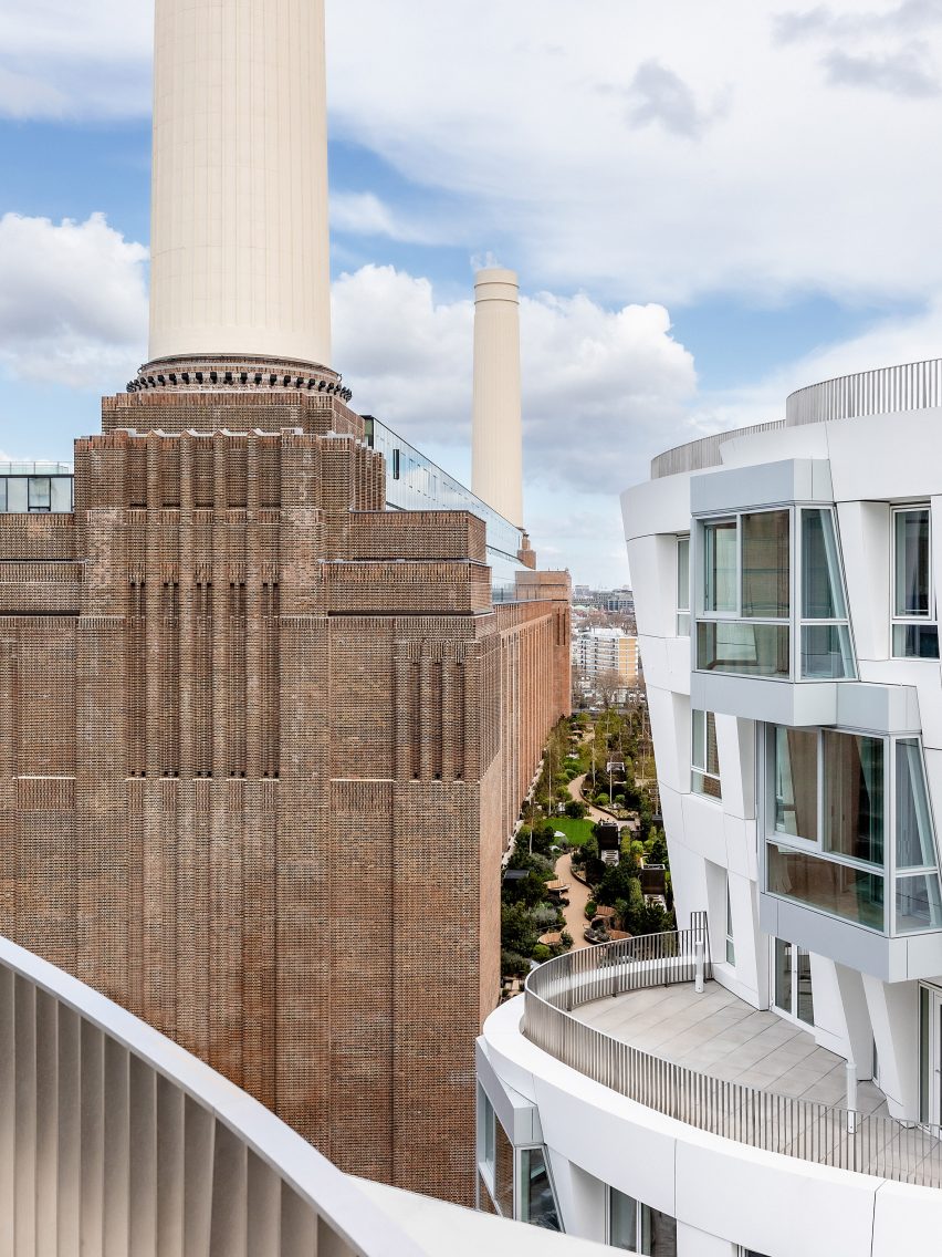View of Battersea Power Station from Prospect Place
