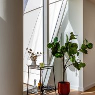 Interior of Prospect Place apartment by Frank Gehry
