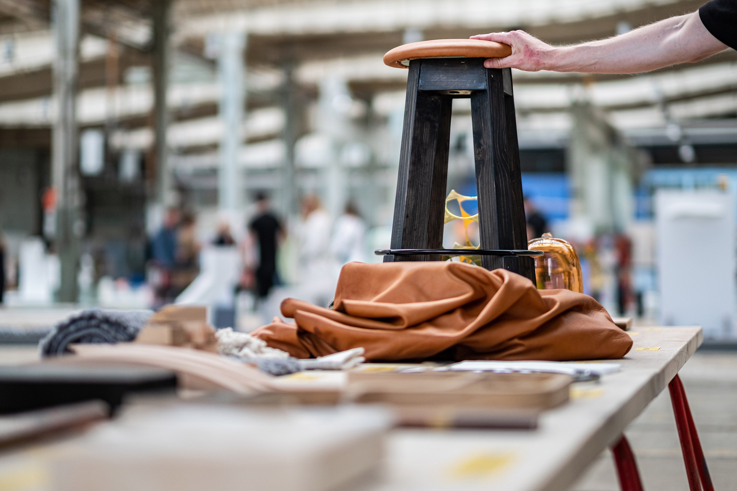 Stool on show at Southern Sweden Design Days