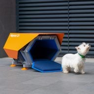 Dog pod is a dog kennel that was designed by Rogers Stirk Harbour + Partners and Mark Gorton