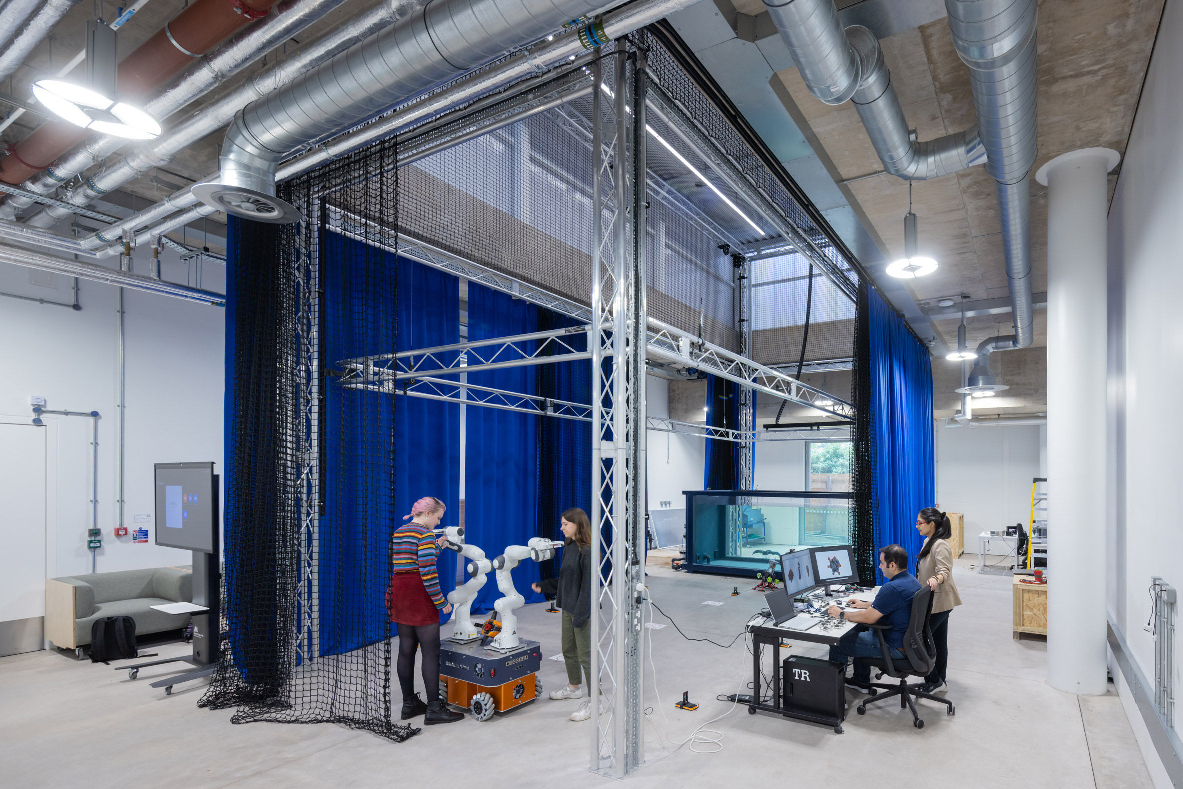Robotics lab at Royal College of Art