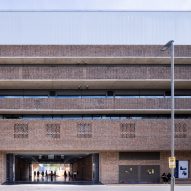 Brick exterior of The Royal College of Art by Herzog & de Meuron