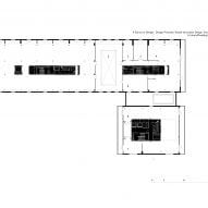 Floor plan of The Royal College of Art by Herzog & de Meuron