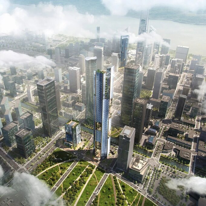 Supertall skyscraper in China