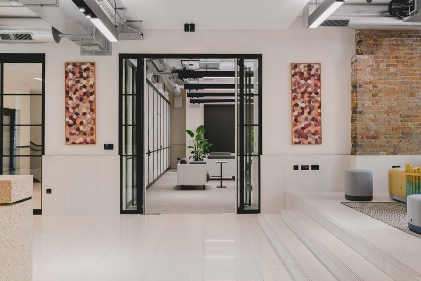 Co-working space at The Mills Fabrica's concept store in London