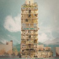 Illustration of The Regenerative High-Rise by Haptic and Ramboll