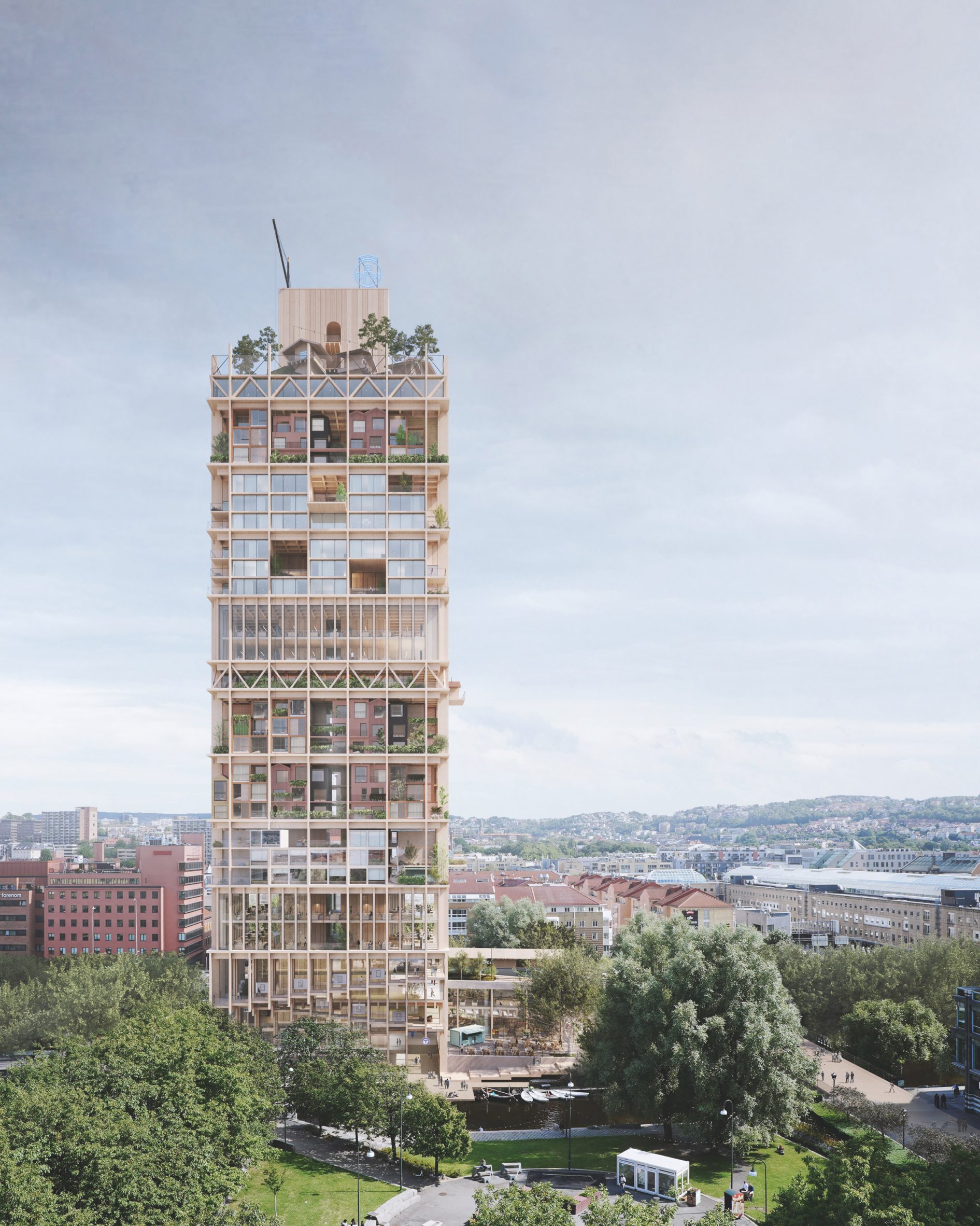 Visual of The Regenerative High-Rise by Haptic and Ramboll