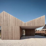 Villa K2 is a timber-lined home