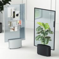 Studio WA+CH designs movable OLED screens that double as room dividers