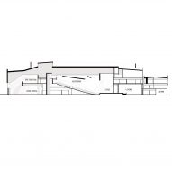 Section drawing of Te Pae Convention and Exhibition Centre